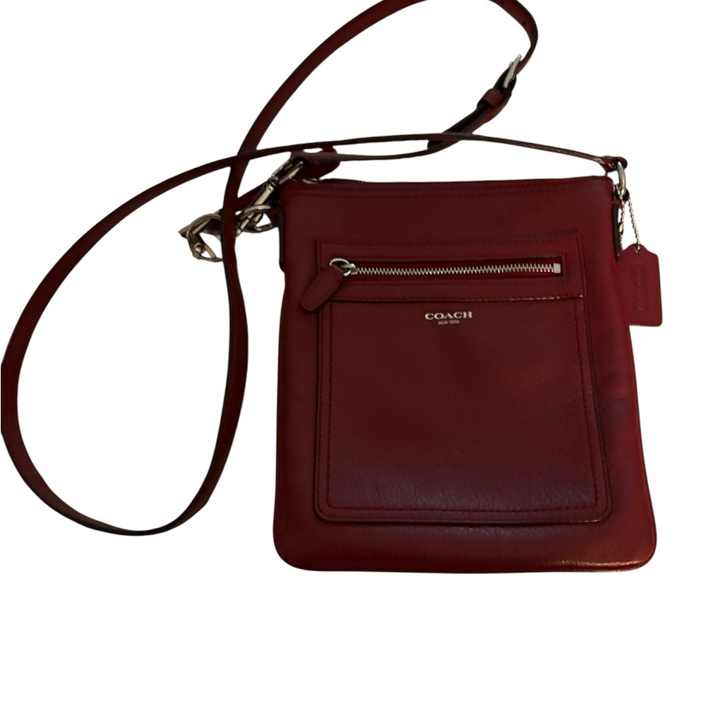 Coach Legacy Leather Swingpack 47989 in  Red